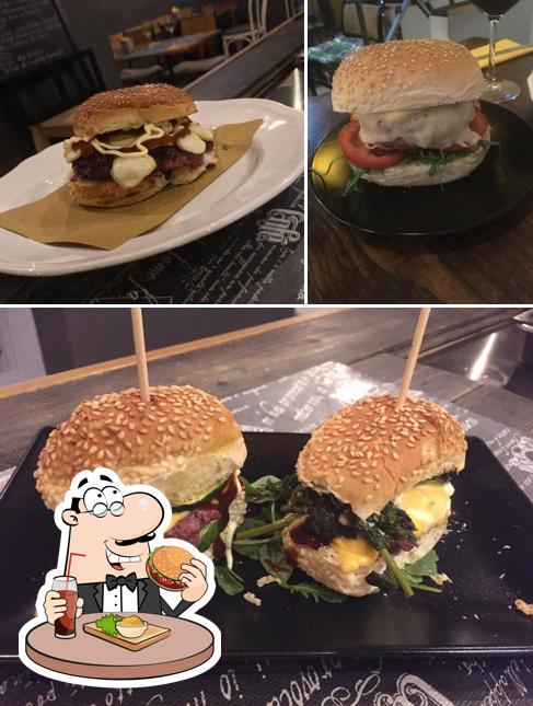 Commandez un hamburger à Hop&Drop