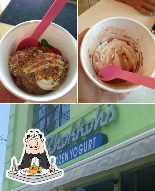 Among various things one can find food and exterior at Rhokkoh's Frozen Yogurt