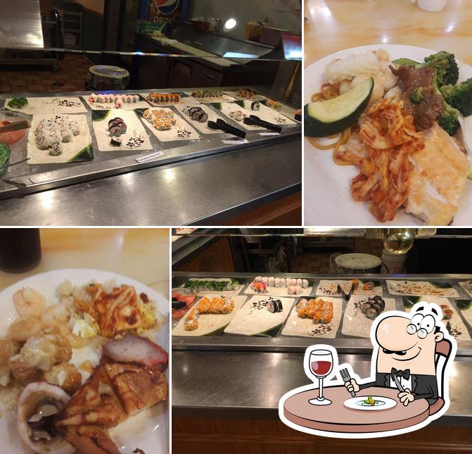 Food at Osaka Buffet