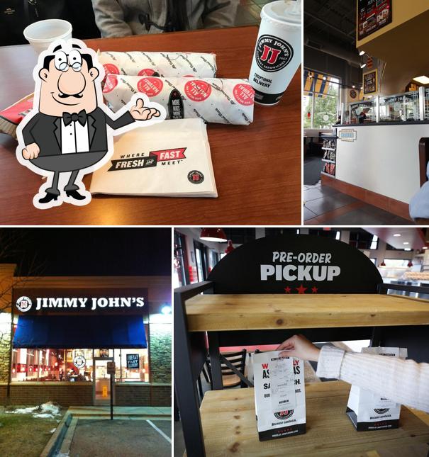 The interior of Jimmy John's