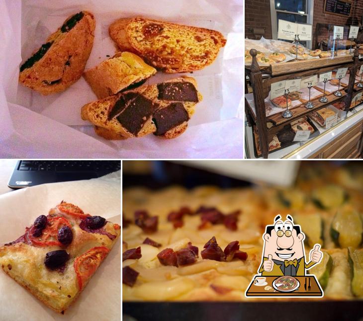 Try out pizza at Prato Bakery