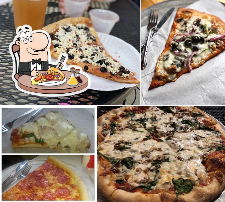 Get pizza at Fellini's Pizza