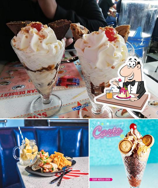 Memphis - Restaurant Diner propose une variété de desserts