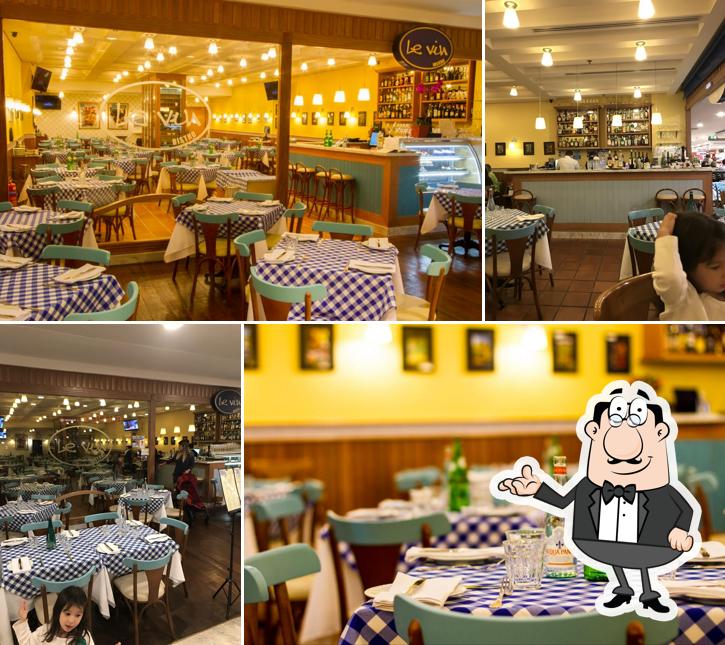 O interior do Le Vin Bistro - MorumbiShopping