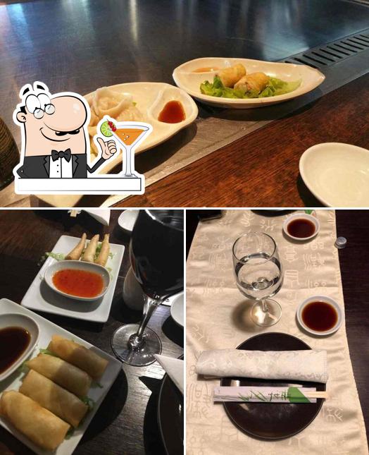 Las imágenes de bebida y comida en Zen House