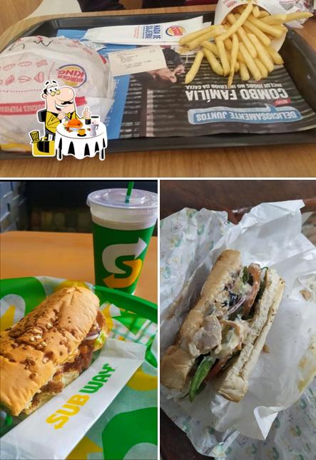 Platos en Subway