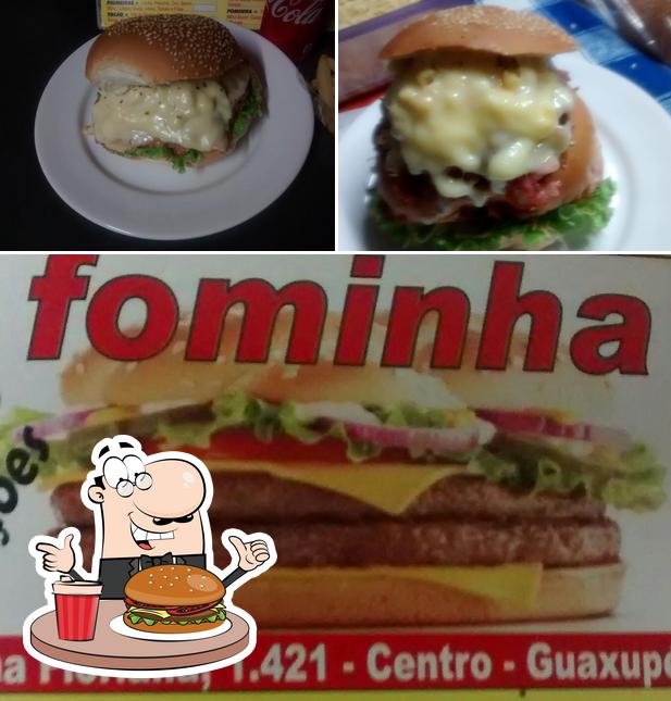 Consiga um hambúrguer no Fominha Lanches