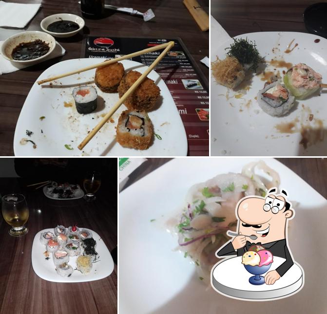 Ginza Sushi oferece uma seleção de pratos doces
