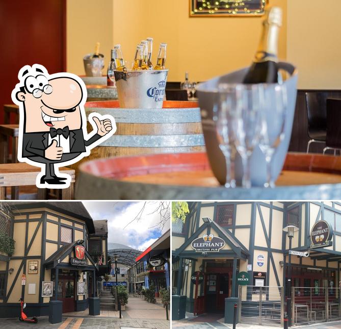 Here's an image of The Elephant British Pub