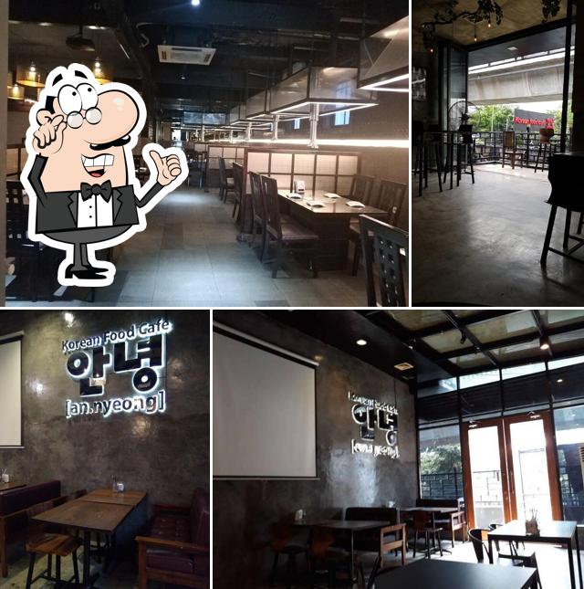 Check out how an.nyeong korean food cafe looks inside