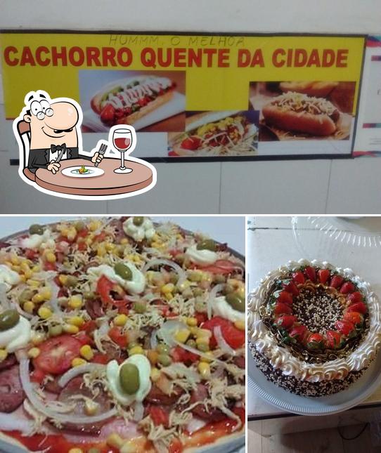 Comida em Pizzaria e Hamburgueria Pit's Lanche