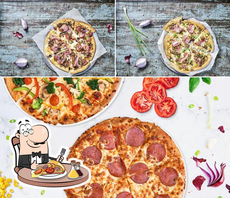 Prenez différents types de pizzas