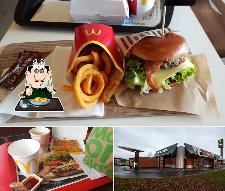 Voici la photo représentant la nourriture et extérieur sur McDonald's