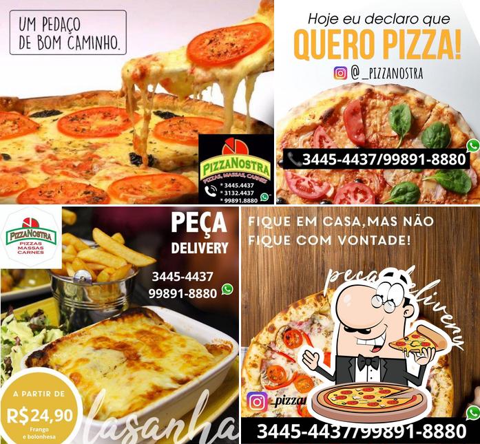 Consiga pizza no Pizza Nostra