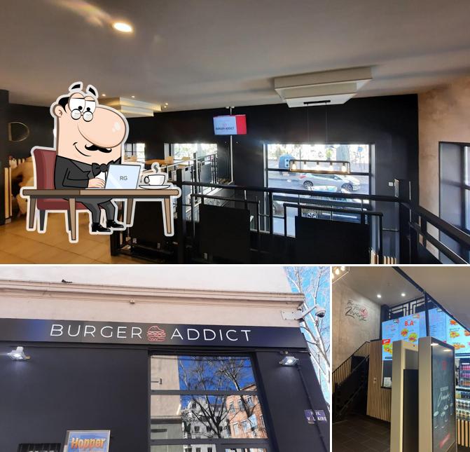 L'intérieur de Burger Addict - Lyon 3