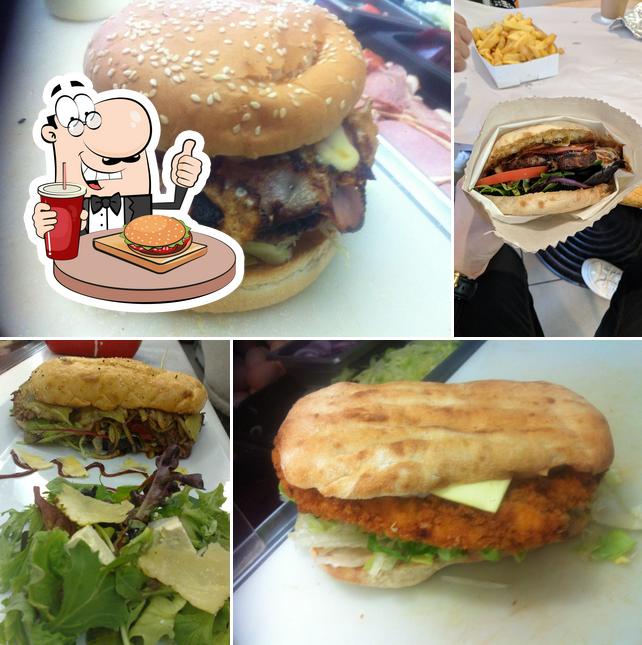 Order a burger at Highside Fish & Chips Cafe Yarra Glen