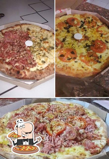 Consiga pizza no Pizzaria Sensação