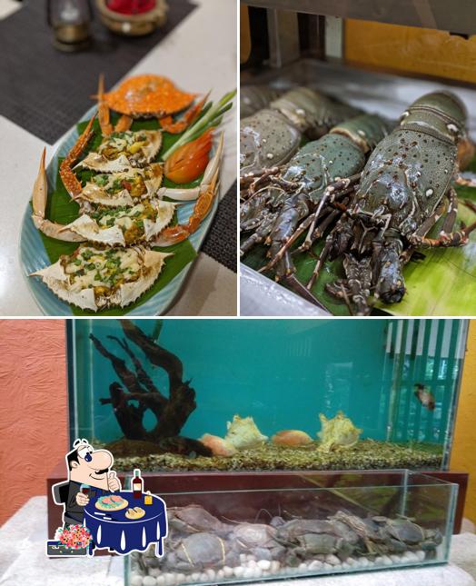 Order various seafood dishes served at Sanadige Bengaluru