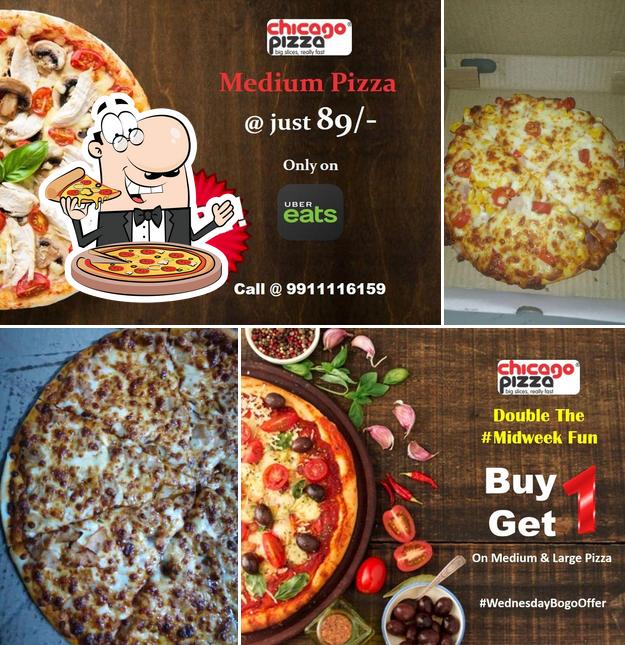 Try out pizza at Chicago Pizza Indrapuram Best Pizza in Indrapuram