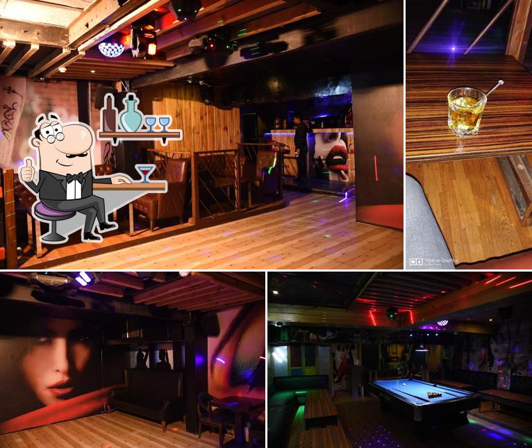 The interior of Fantasy Bar & Lounge