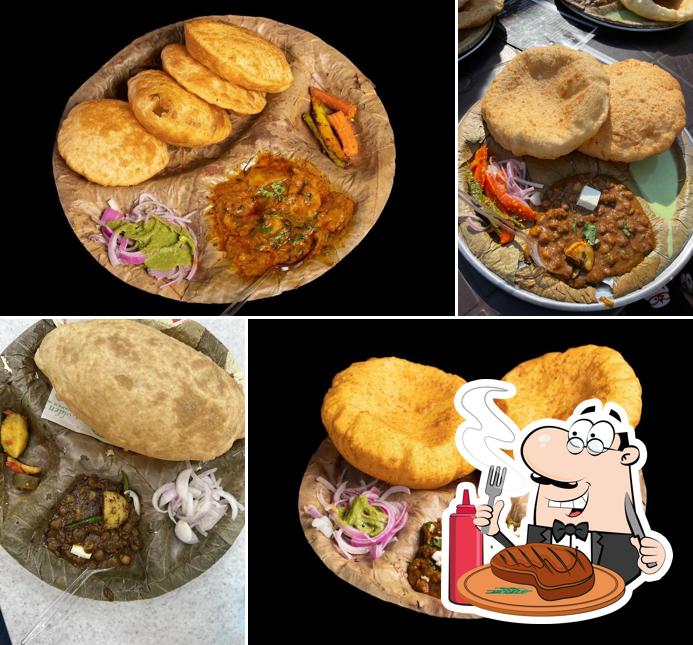 Pick meat dishes at Om Bhatura Co