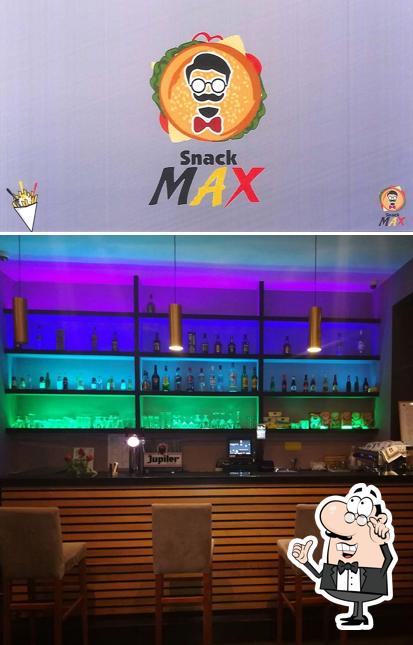 The interior of Snack MAX