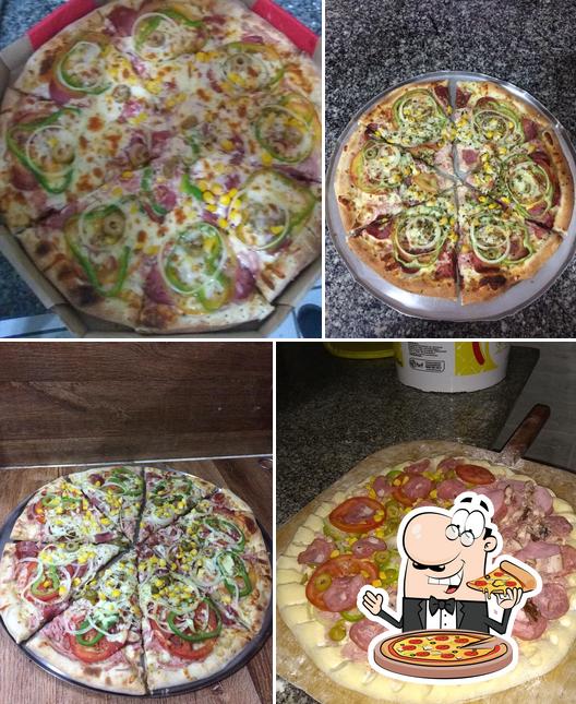 Consiga diversos tipos de pizza