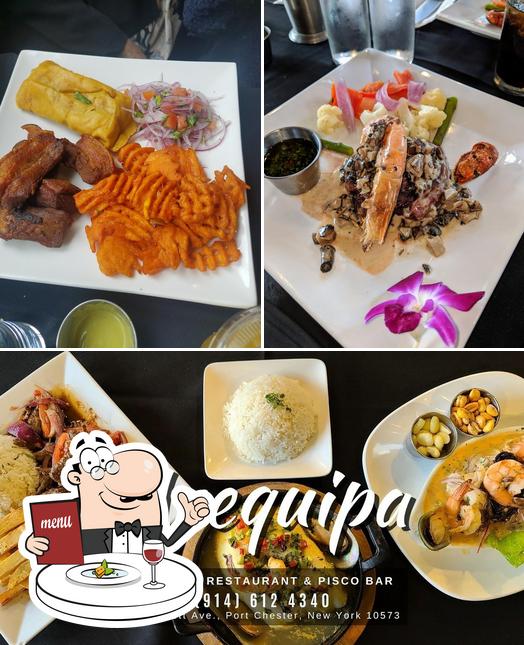 Food at Arequipa Peruvian Restaurant & Pisco Bar