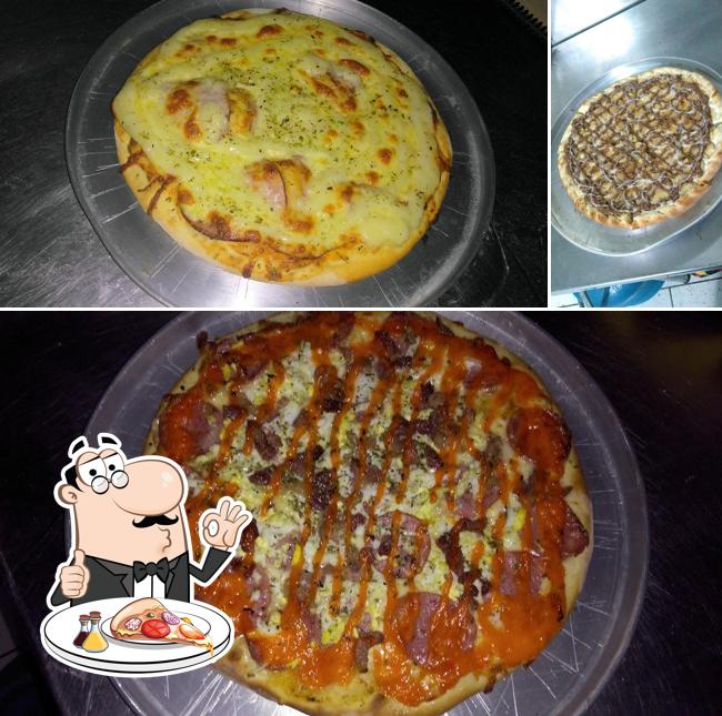 Consiga pizza no Chowdog pub