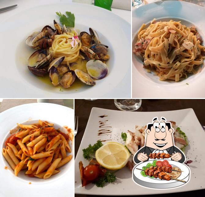 Еда в "Ristorante Da Lorenzo"