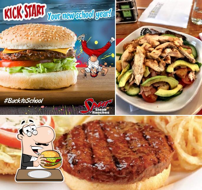 Try out a burger at Soaring Eagle Spur