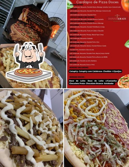 Consiga diferentes tipos de pizza