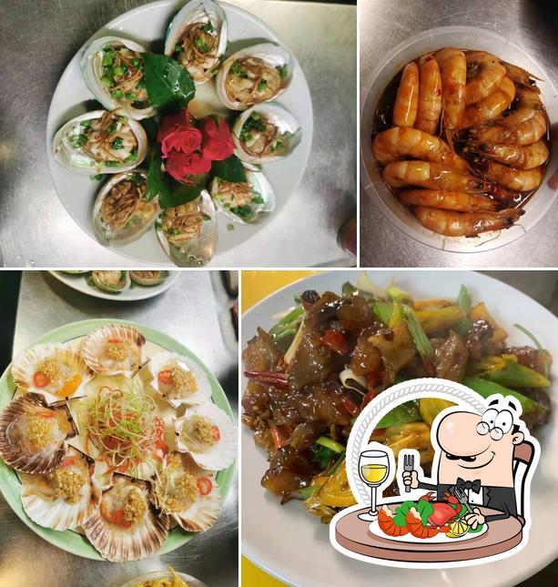 Toma marisco en 食尚 Shi Shang Chinese Restaurant