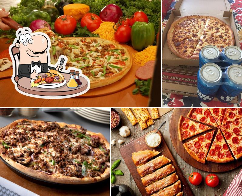 Elige una pizza en Simple Simon's Pizza