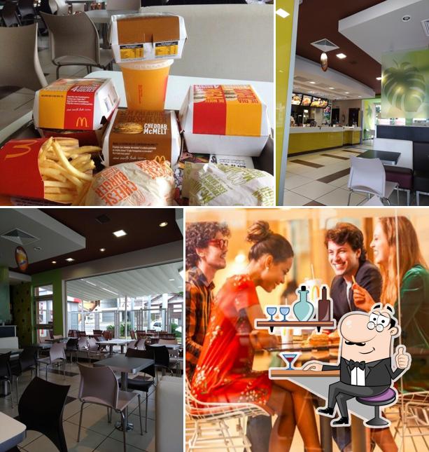 O interior do McDonald's