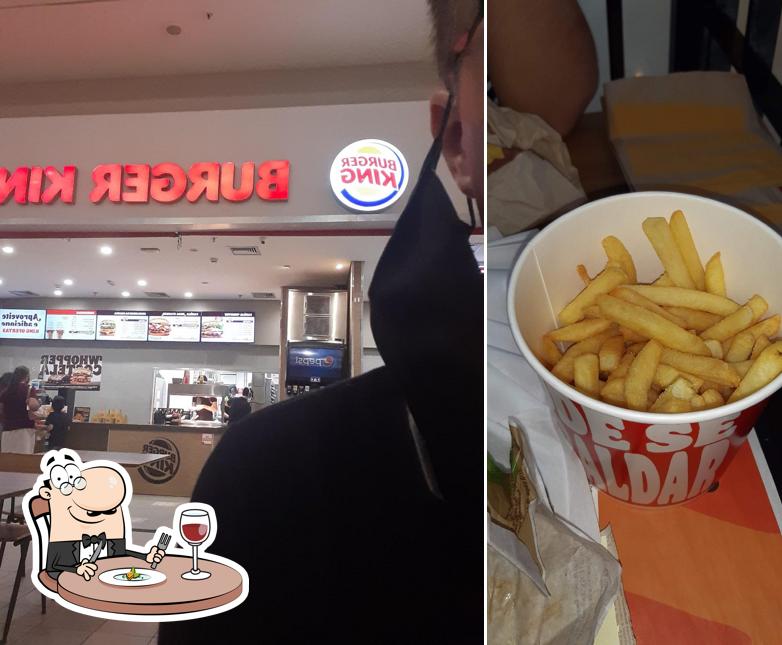 Comida em Burger King