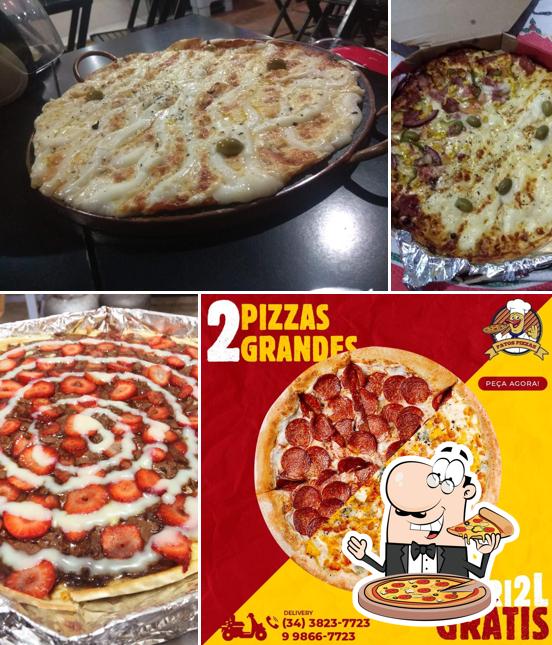Escolha diversos variedades de pizza