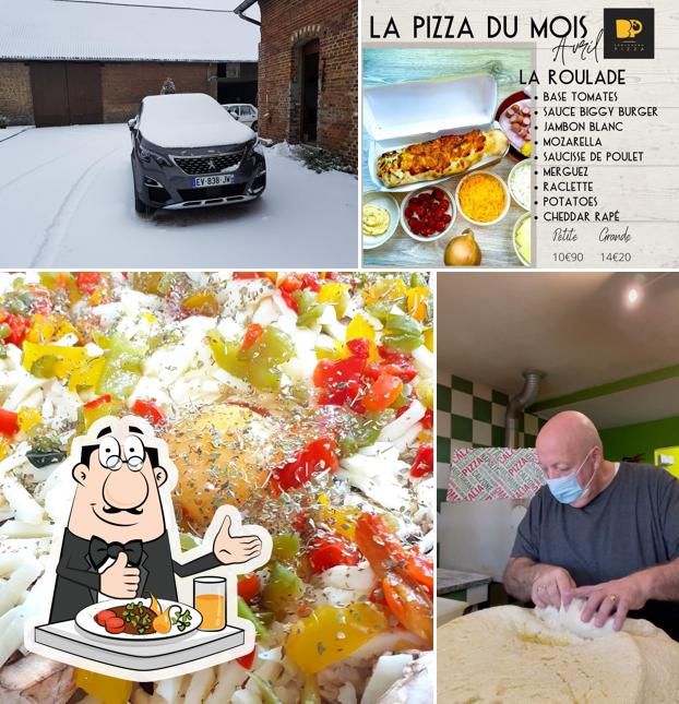 Voici la photo affichant la nourriture et extérieur sur Bonjourno Pizza