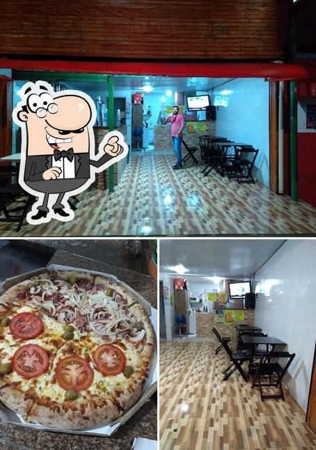 O Pizzaria do Genilson se destaca pelo interior e pizza