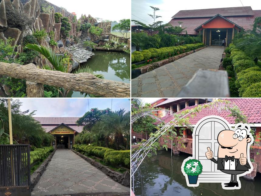 Take a look at the exterior of Rumah Makan Ayam Umbaran