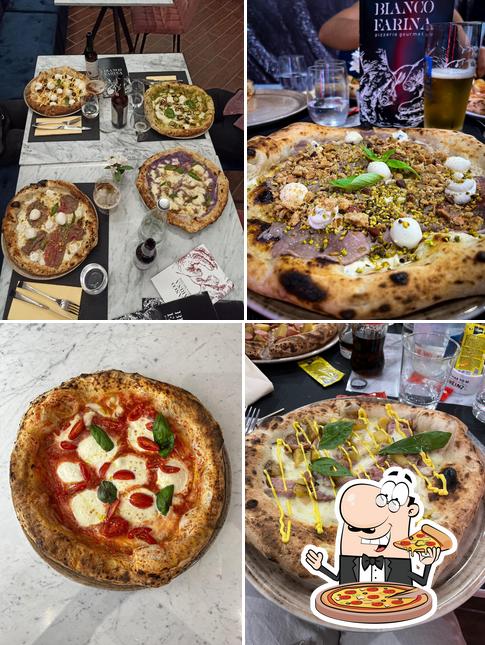 A Bianco Farina Pizzeria Gourmet 3.0, puoi ordinare una bella pizza