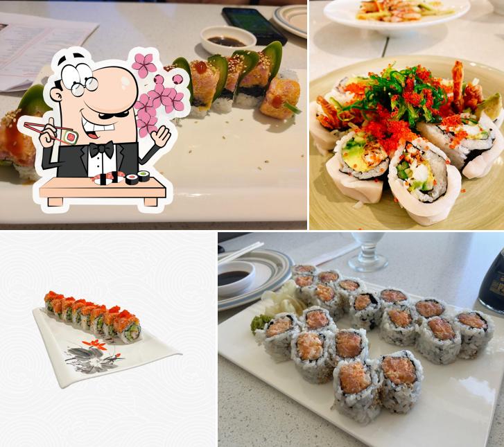 Les sushi sont disponibles à Mya Sushi