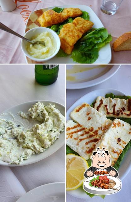 Food at Locanda - Demenagas Greek Restaurant, Rhodes