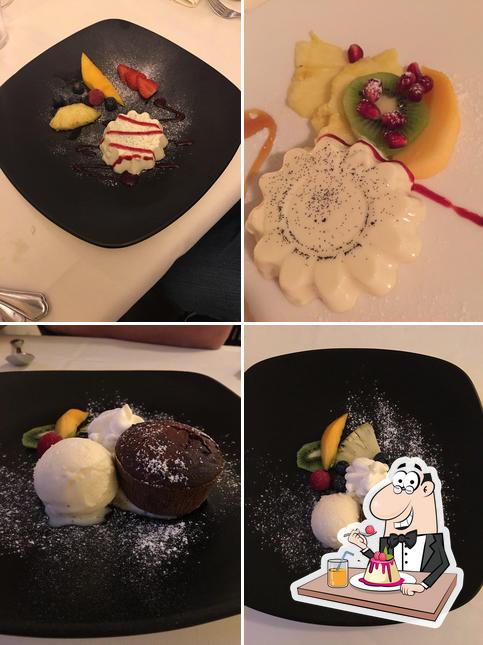 Ristorante Sinfonia serviert eine Mehrzahl von Desserts 