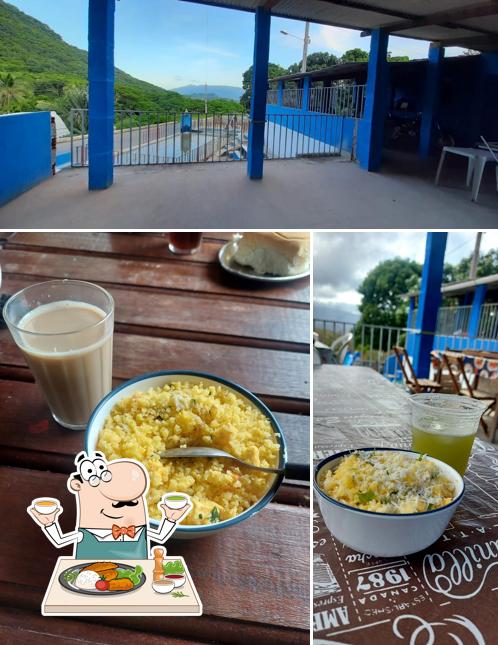 Esta é a foto apresentando comida e interior a Balneário Sabor da serra