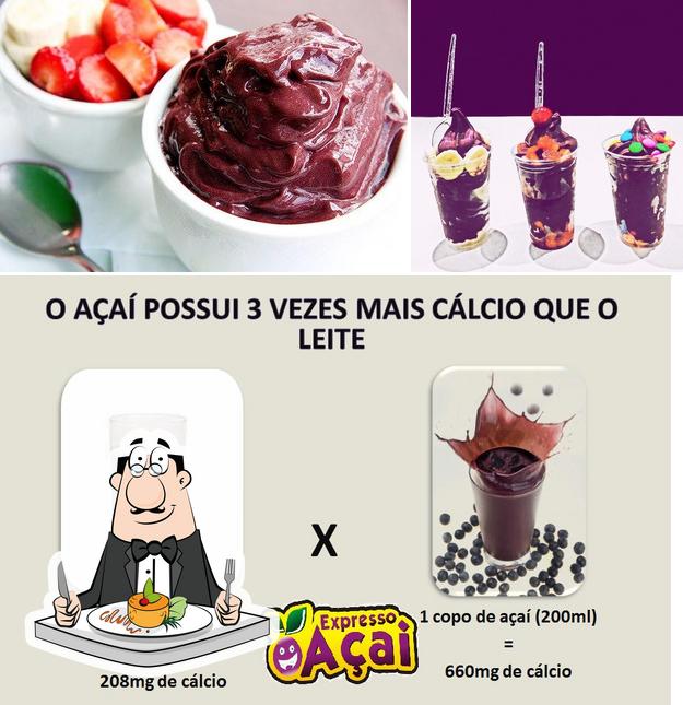 O Expresso Açaí se destaca pelo comida e bebida