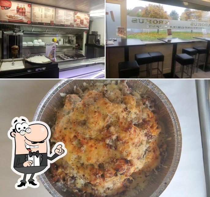 L’image de la intérieur et pizza de Krokus Grill & Café’s