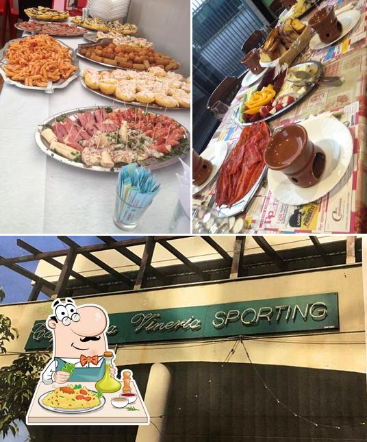 Questa è la foto che raffigura la cibo e esterno di Caffetteria Vineria Sporting