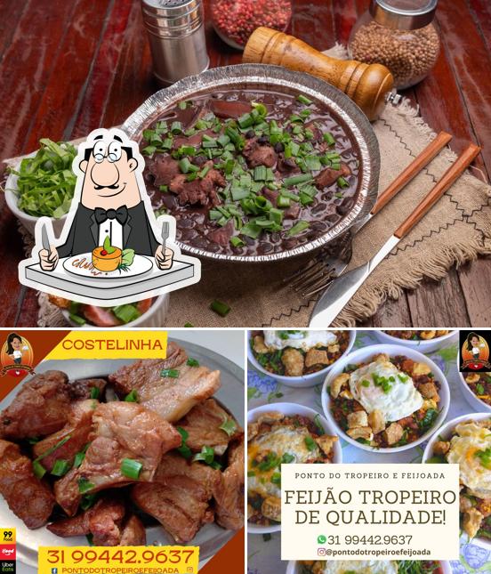 Comida em Ponto do Tropeiro e Feijoada