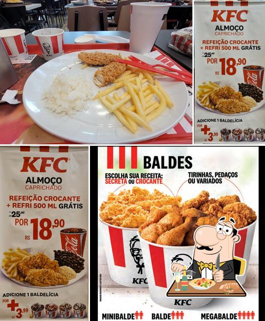 Comida em KFC